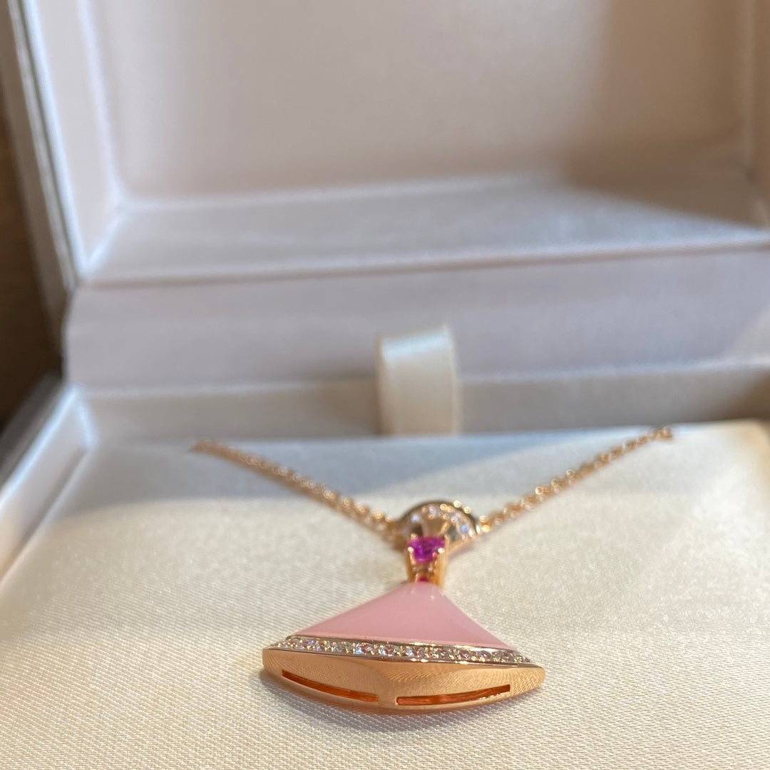 [Resenly Jewelry]DREAM NECKLACE PINK OPAL