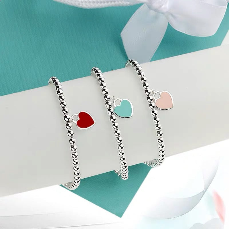 [Resenly Jewelry]MINI HEART BRACELET SILVER