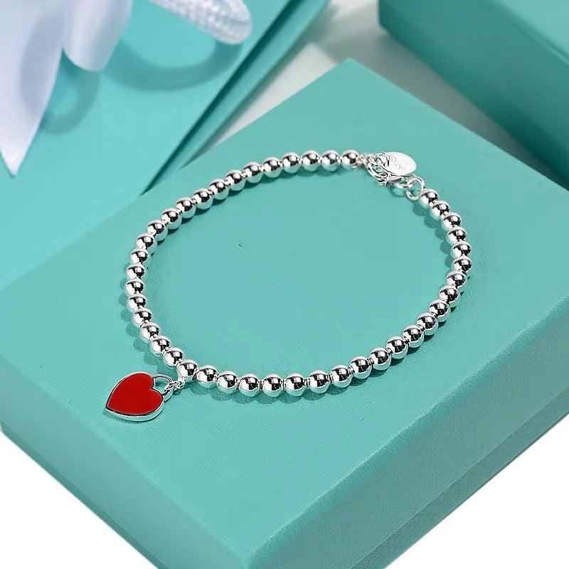 [Resenly Jewelry]MINI HEART BRACELET SILVER