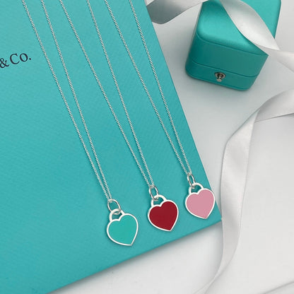 [Resenly Jewelry]HEART PEDANT SILVER NECKLACE