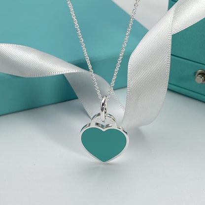 [Resenly Jewelry]HEART PEDANT SILVER NECKLACE