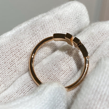 [Resenly Jewelry] WIRE RING DIAMOND PINK GOLD