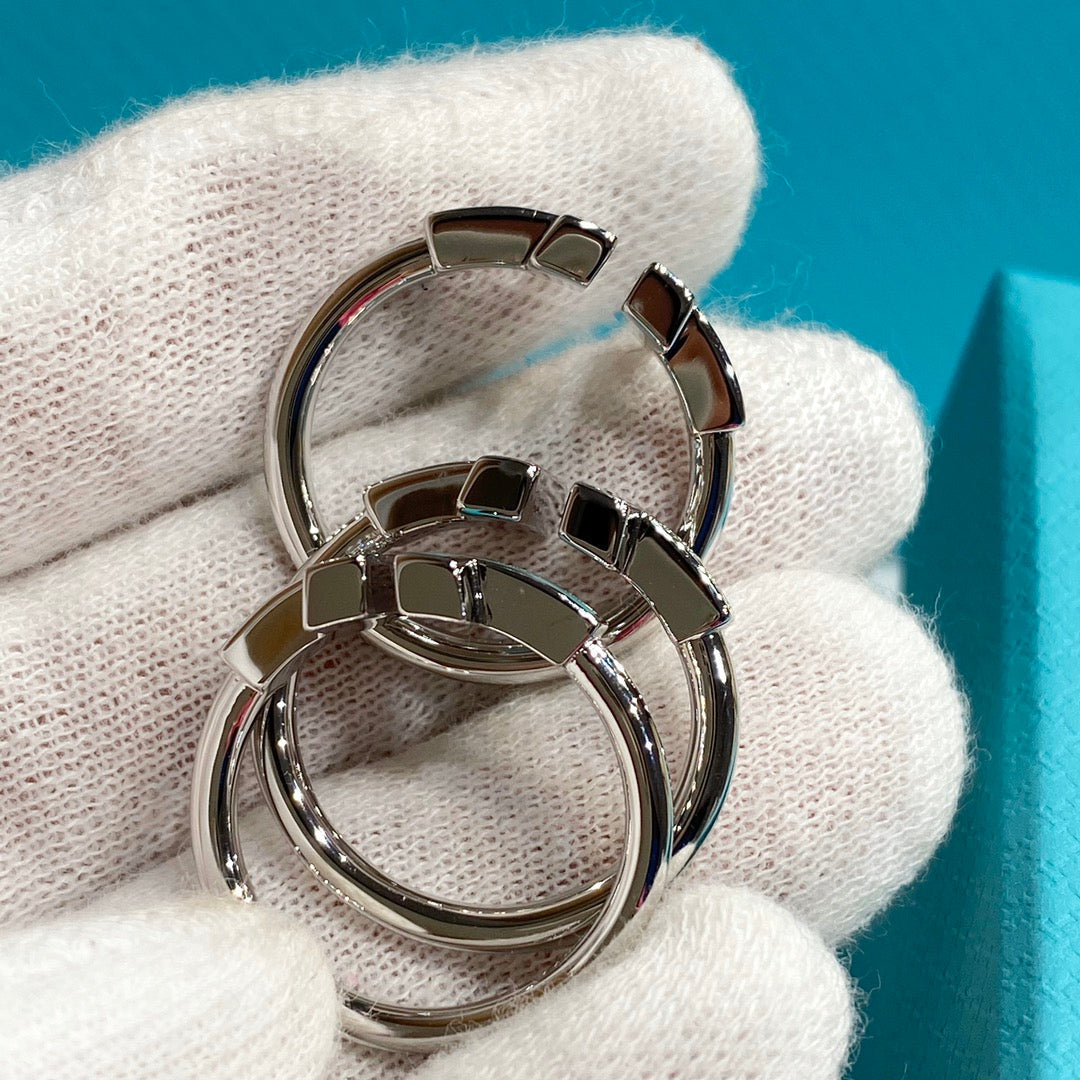 [Resenly Jewelry] WIRE TURQUOISE DIAMOND RING SILVER