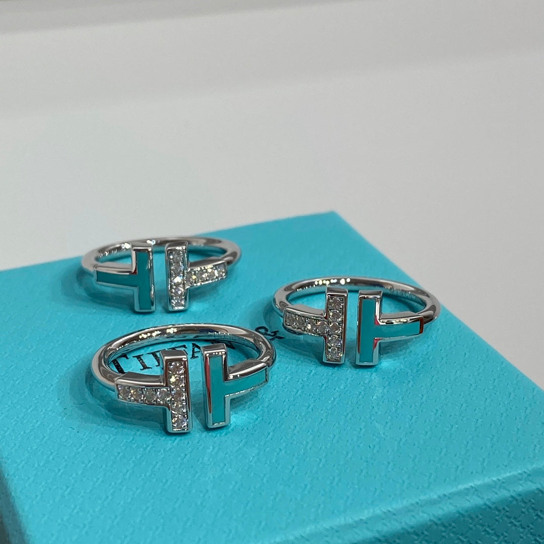 [Resenly Jewelry] WIRE TURQUOISE DIAMOND RING SILVER