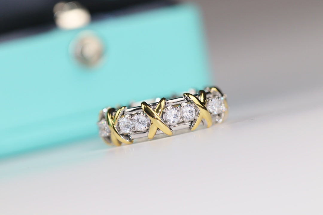 [Resenly Jewelry]SIXTEEN STONE RING GOLD