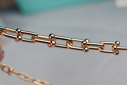 [Resenly Jewelry]HARDWEAR LINK GOLD NECKLACE