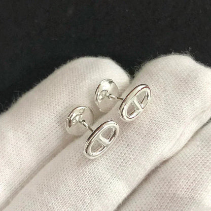 [Resenly Jewelry]CHAINE SMALL EARRINGS GOLD AND SILVER