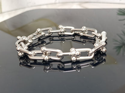 [Resenly Jewelry]HARDWEAR BRACELET PINK GOLD AND SILVER DIAMOND