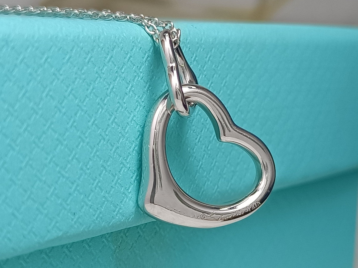[Resenly Jewelry]DOUBLE HEART SILVER NECKLACE