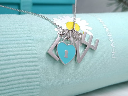 [Resenly Jewelry]LOVE TEXT PEDANT NECKLACE
