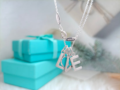 [Resenly Jewelry]LOVE TEXT PEDANT NECKLACE