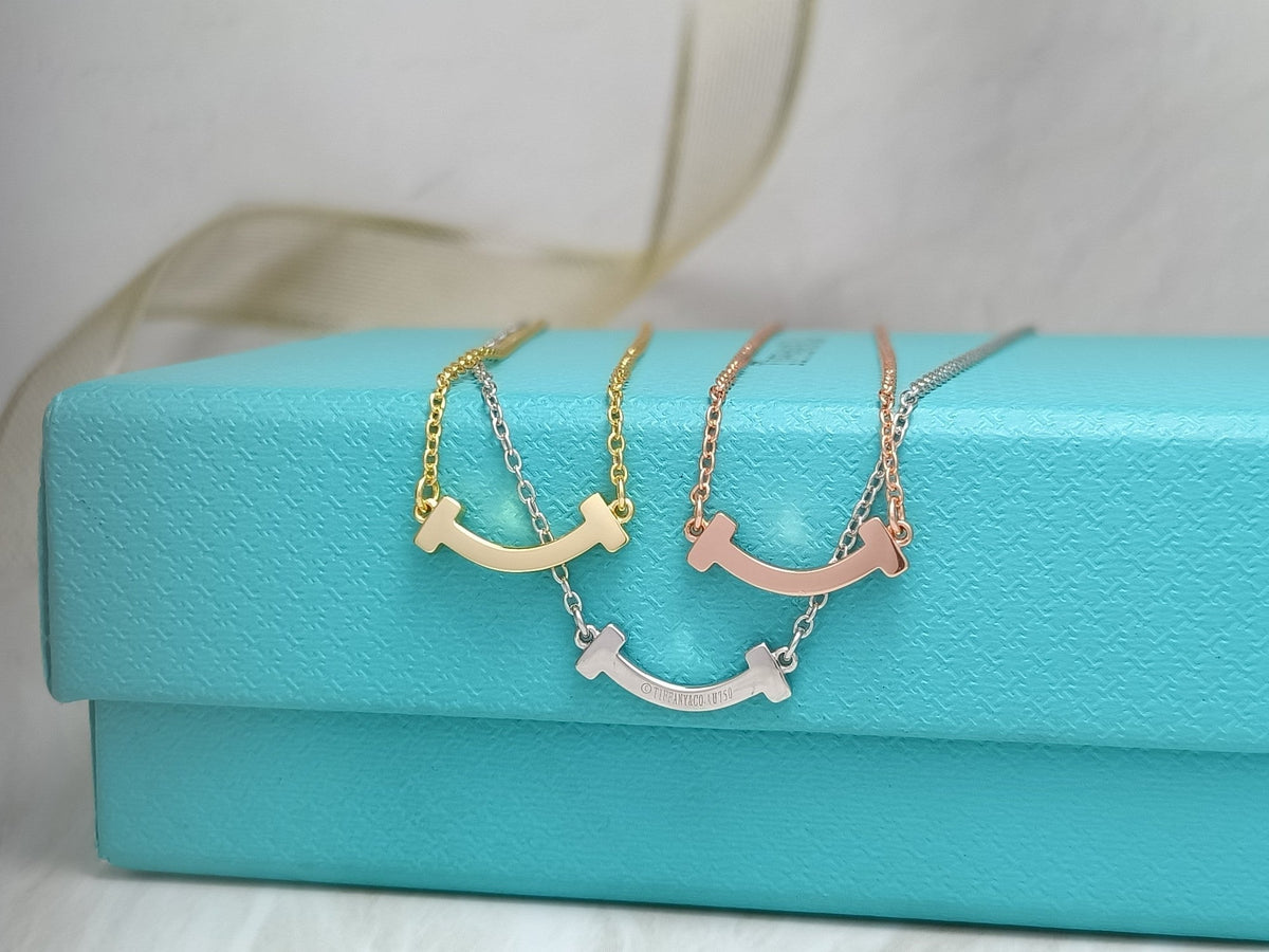 [Resenly Jewelry]MINI SMILE PEDANT NECKLACE