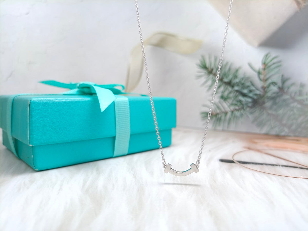 [Resenly Jewelry]MINI SMILE PEDANT NECKLACE
