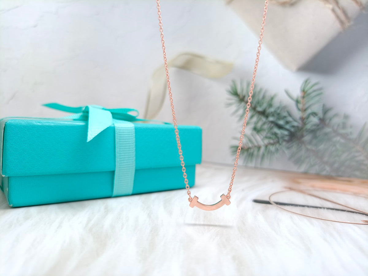[Resenly Jewelry]MINI SMILE PEDANT NECKLACE
