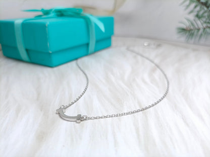[Resenly Jewelry]MINI SMILE PEDANT NECKLACE