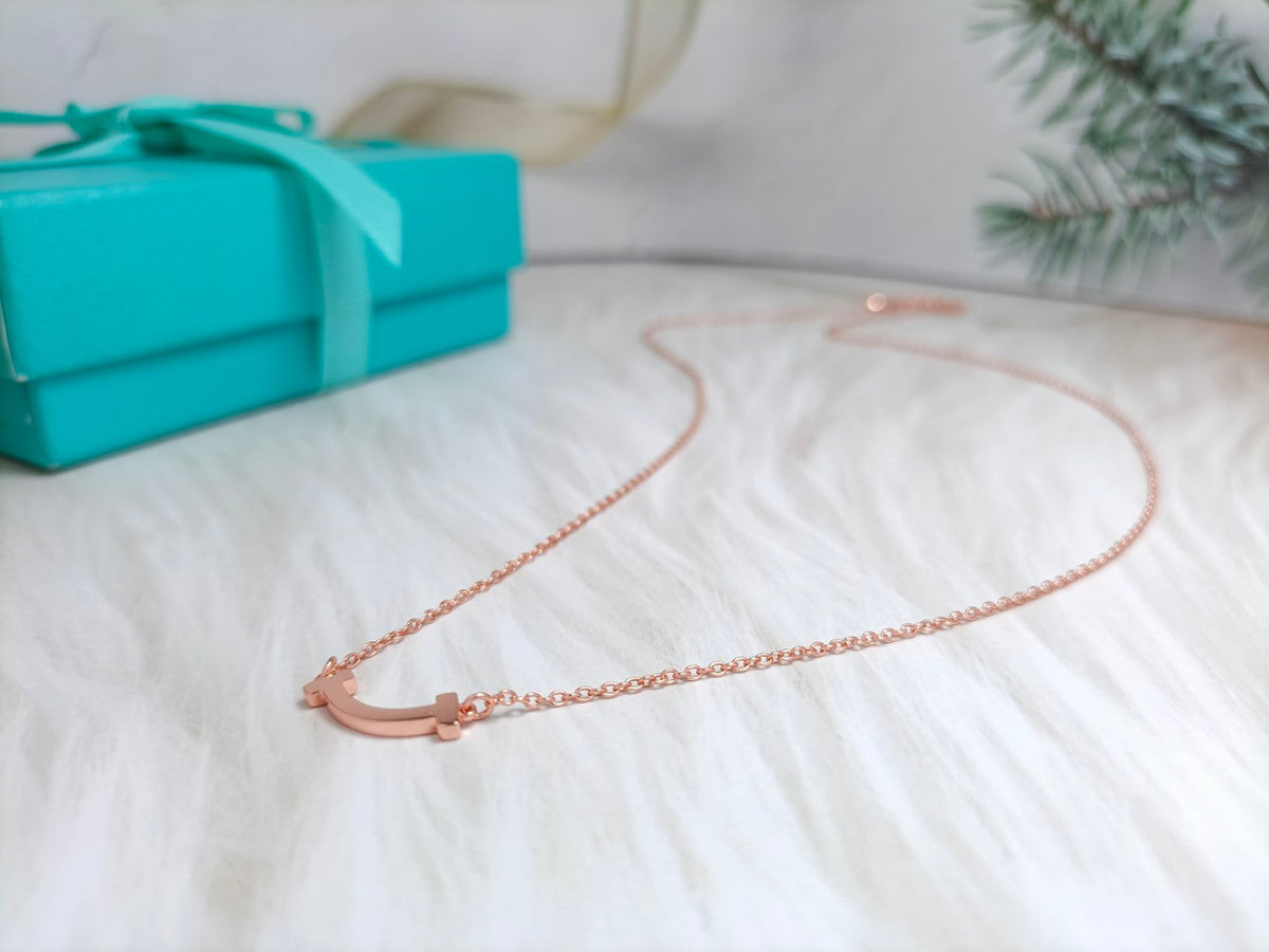 [Resenly Jewelry]MINI SMILE PEDANT NECKLACE