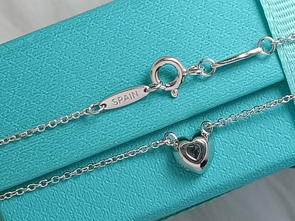 [Resenly Jewelry]HEART BIG DIAMOND NECKLACE
