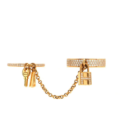 [Resenly Jewelry]HM KELLY CLOCHETTE DOUBLE RING IN  WITH DIAMONDS