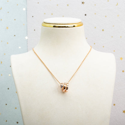 [Resenly Jewelry]SERPENTI PINK GOLD NECKLACE DIAMOND