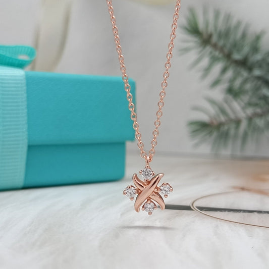 [Resenly Jewelry]PINWHEEL NECKLACE DIAMOND