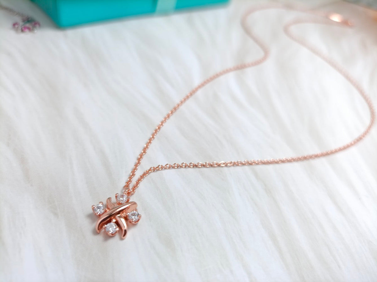 [Resenly Jewelry]PINWHEEL NECKLACE DIAMOND