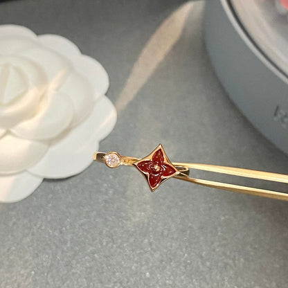 [Resenly Jewelry]STAR 1 DIAMOND OPEN RING