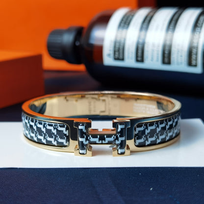 [Resenly Jewelry]H HORSE BRACELET 12MM