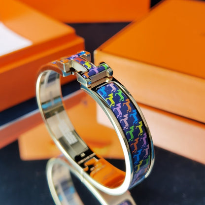 [Resenly Jewelry]H HORSE BRACELET 12MM