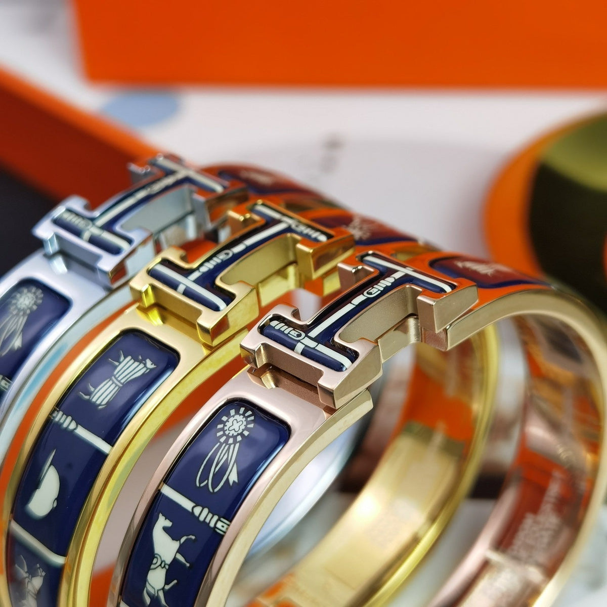 [Resenly Jewelry]H COUVERTURES DARK BLUE BRACELET