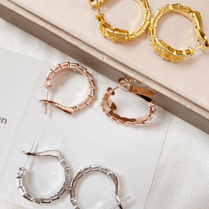 [Resenly Jewelry]SERPENTI EARRINGS DIAMOND