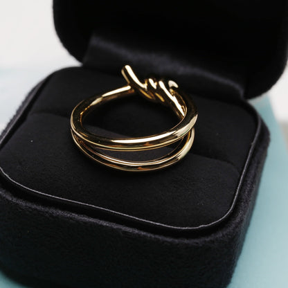 [Resenly Jewelry]KNOT RING GOLD