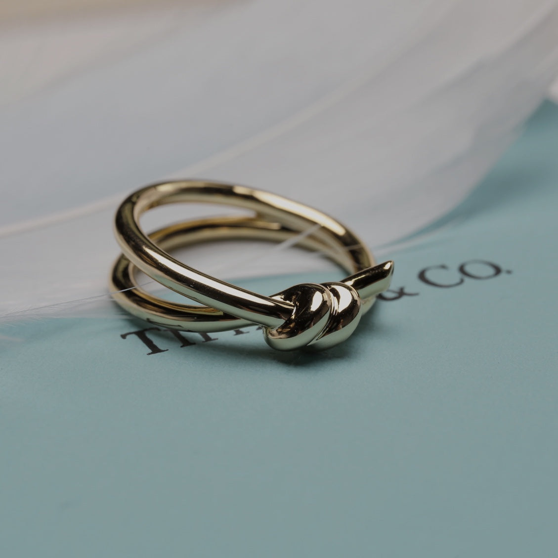[Resenly Jewelry]KNOT RING GOLD