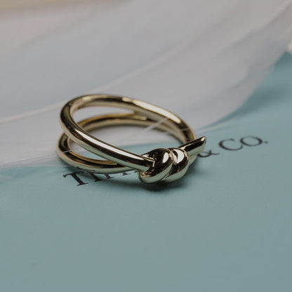 [Resenly Jewelry]KNOT RING GOLD