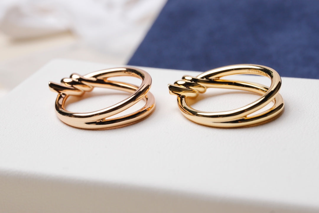 [Resenly Jewelry]KNOT RING GOLD