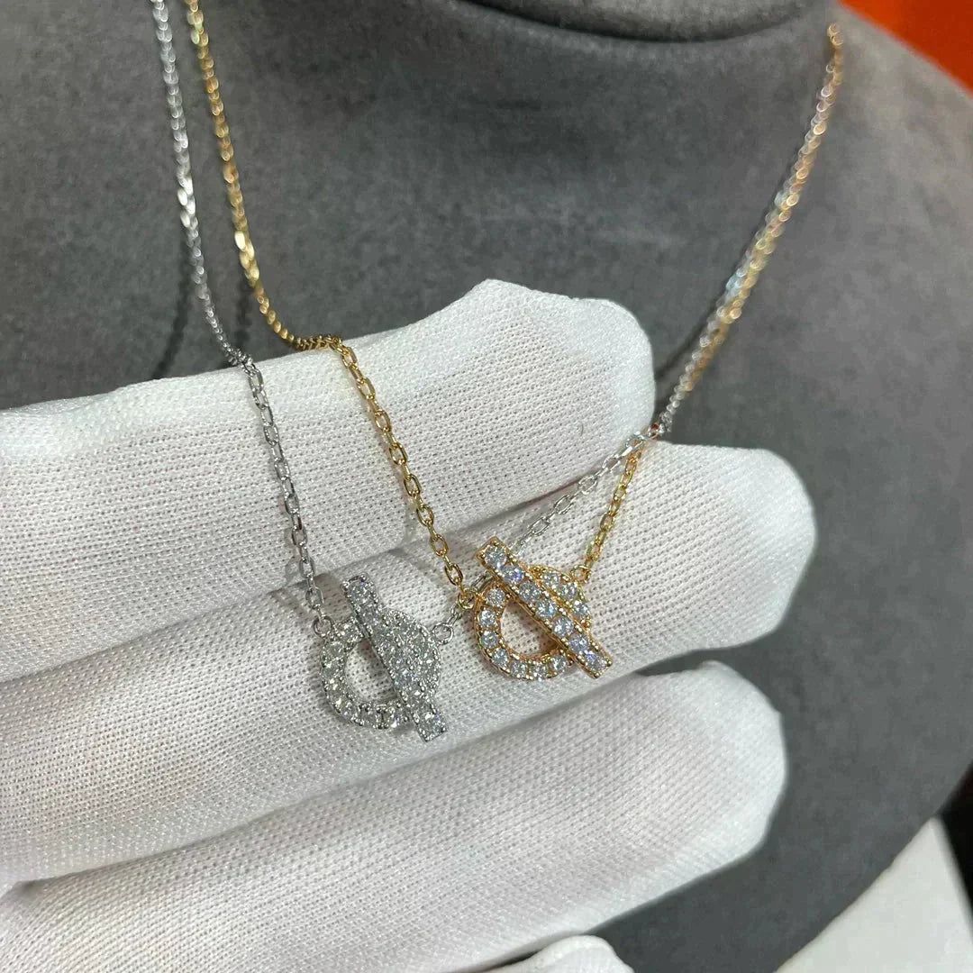 [Resenly Jewelry]ECHAPEE NECKLACE DIAMOND