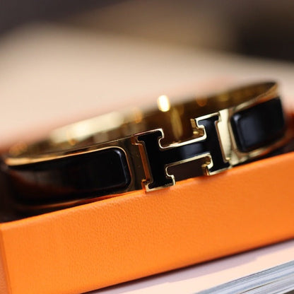 [Resenly Jewelry]H BRACELET 12MM GOLD