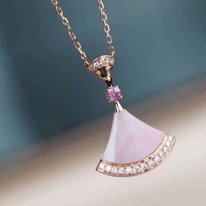 [Resenly Jewelry]DREAM NECKLACE PINK MOP DIAMOND