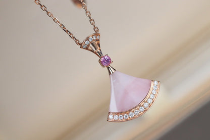 [Resenly Jewelry]DREAM NECKLACE PINK MOP DIAMOND
