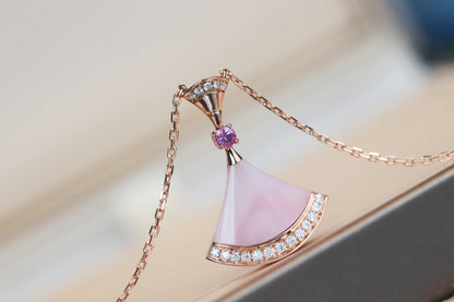 [Resenly Jewelry]DREAM NECKLACE PINK MOP DIAMOND