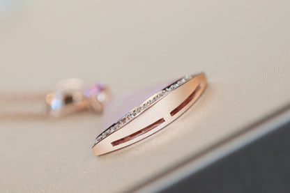 [Resenly Jewelry]DREAM NECKLACE PINK MOP DIAMOND