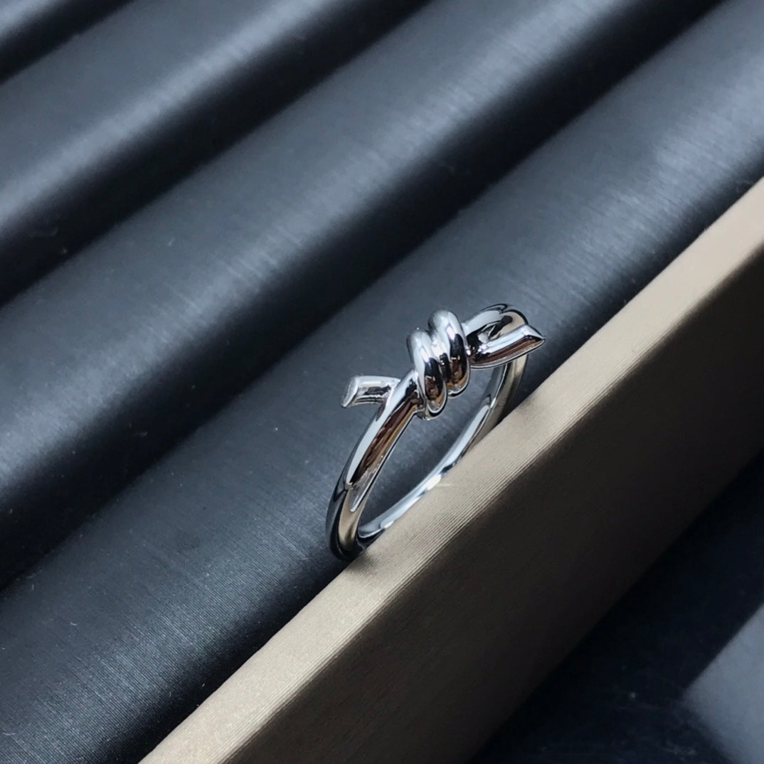 [Resenly Jewelry]KNOT RING 1.2MM
