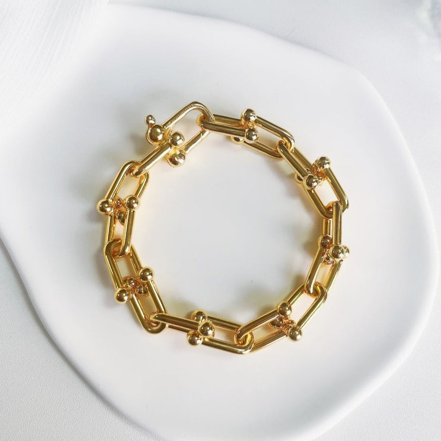 [Resenly Jewelry]HARDWEAR GOLD BRACELET