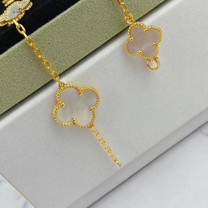 [Resenly Jewelry]MAGIC CLOVER MOP GOLD BRACELET 5 MOTIFS