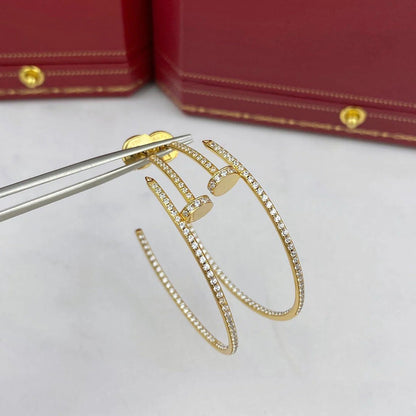 [Resenly Jewelry]JUSTE FULL DIAMOND LARGE EARRINGS