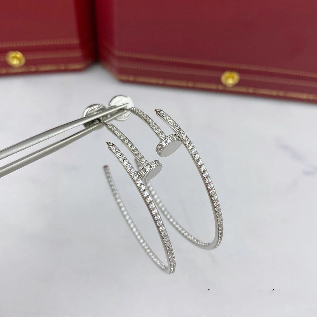 [Resenly Jewelry]JUSTE FULL DIAMOND LARGE EARRINGS