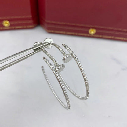 [Resenly Jewelry]JUSTE FULL DIAMOND LARGE EARRINGS