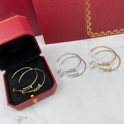 [Resenly Jewelry]JUSTE FULL DIAMOND LARGE EARRINGS