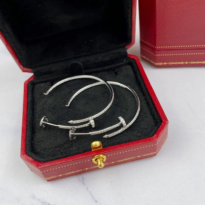 [Resenly Jewelry]JUSTE FULL DIAMOND LARGE EARRINGS