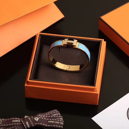 [Resenly Jewelry]H CLOUD BLUE BRACELET GOLD DIAMOND