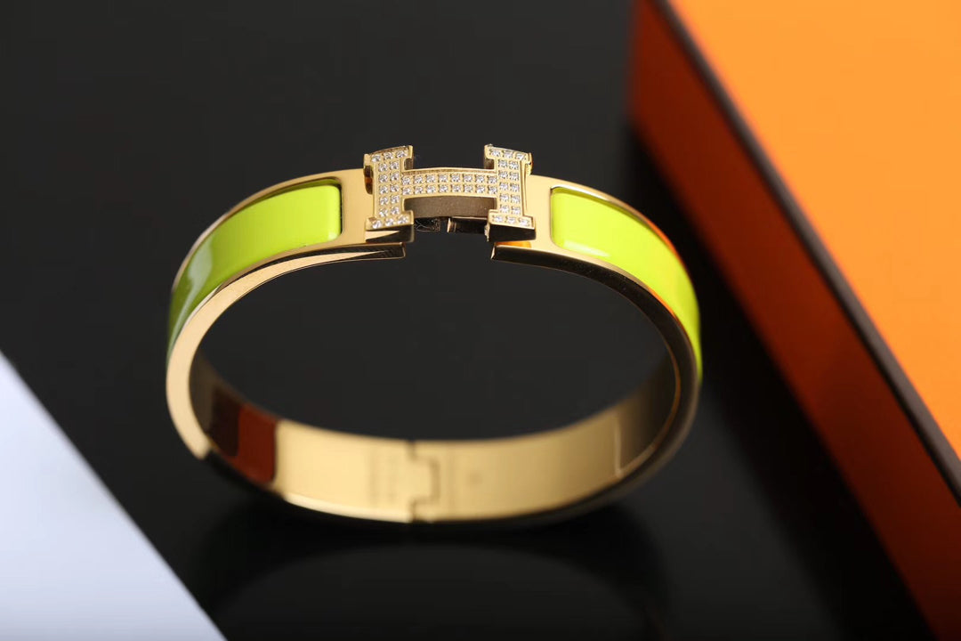 [Resenly Jewelry]H BRACELET GOLD DIAMOND